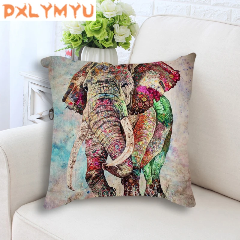 Colorful Elephant Cushion Cotton Linen Pillow Cushion Sofa Bedroom Home Decorative Throw Pillow Cartoon Cushion No filling
Colorful Elephant Cushion Cotton Linen Pillow Cushion Sofa Bedroom Home Decorative Throw Pillow Cartoon Cushion No filling