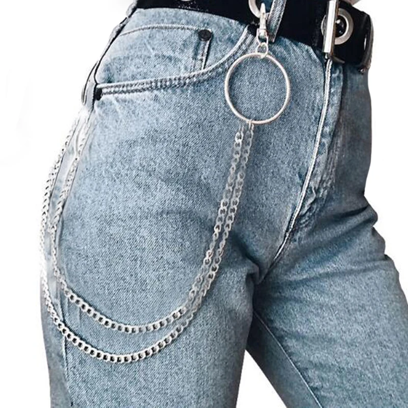 Three Layer Trousers Keychains Stainless Steel Big Ring Key Chain Hipster Jean Key Chains HipHop Chaveiro Rock Punk Portachiavi
Three Layer Trousers Keychains Stainless Steel Big Ring Key Chain Hipster Jean Key Chains HipHop Chaveiro Rock Punk Portachiavi