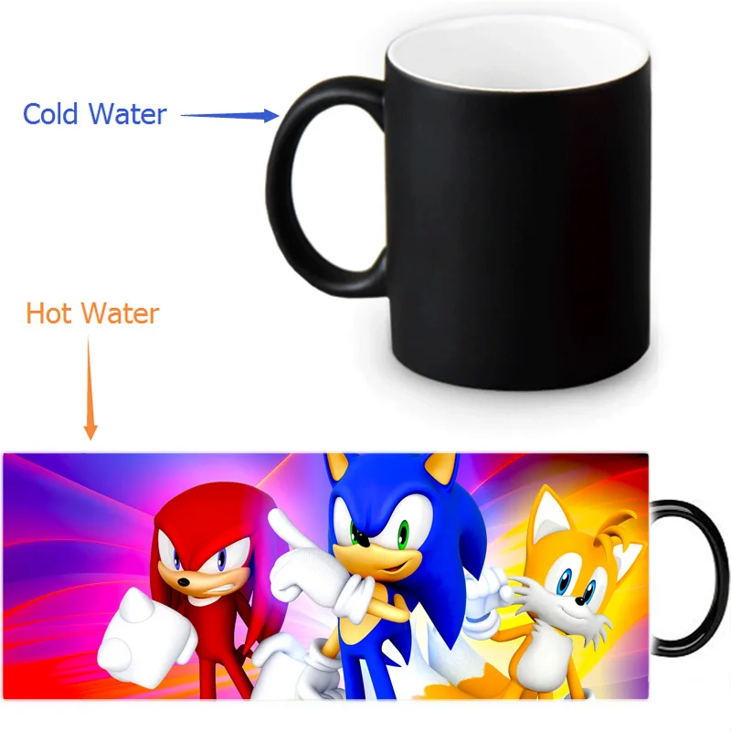 Sonic the Hedgehog morphing coffee mugs morph mug novelty heat changing color transforming Tea Mug 12 OZ/350ml
Sonic the Hedgehog morphing coffee mugs morph mug novelty heat changing color transforming Tea Mug 12 OZ/350ml