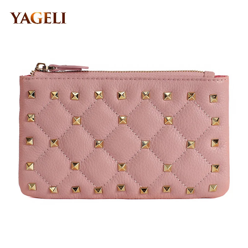 Genuine leather women's wallet rivet design mini lady wallet cow leather women purse 2018 luxury female wallet and purses
Genuine leather women's wallet rivet design mini lady wallet cow leather women purse 2018 luxury female wallet and purses