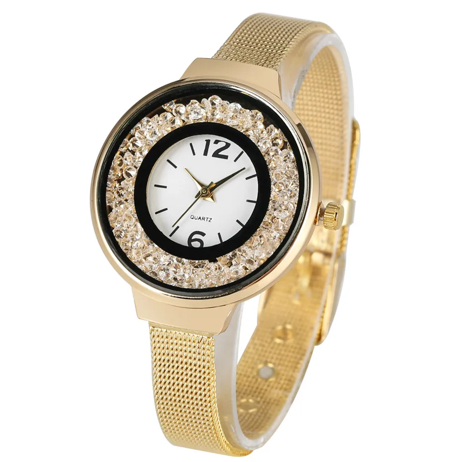 Rolling Ball Design Dial Quartz Watch for Women Elegant Ladies Stainless Steel Watch Strap Women's Watches New Arrival 2019
Rolling Ball Design Dial Quartz Watch for Women Elegant Ladies Stainless Steel Watch Strap Women's Watches New Arrival 2019