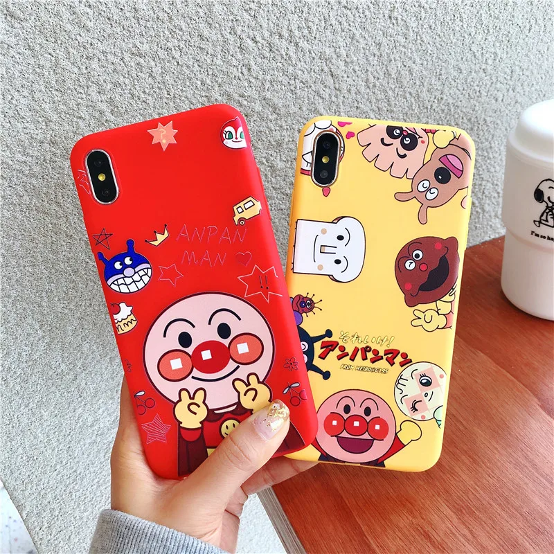 Soft TPU Silicone Case For iPhone XS MAX XR Soft Phone Case For iPhone 8 7 Plus 6 6S plus Funny Cartoon Anpanman Pattern Cover
Soft TPU Silicone Case For iPhone XS MAX XR Soft Phone Case For iPhone 8 7 Plus 6 6S plus Funny Cartoon Anpanman Pattern Cover