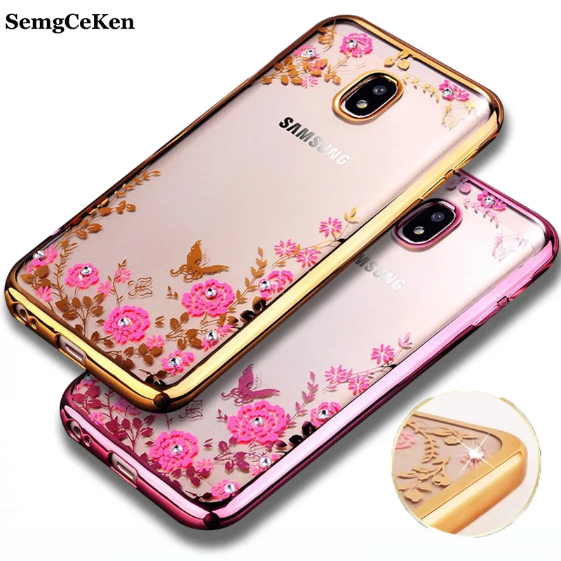 SemgCeKen роскошный силиконовый чехол для Samsung Galaxy J3 J5 J7 2017 года J330 Pro j330f J530 J730|case for samsung