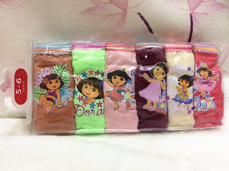 Free Shipping Girl's Dora Briefs Children Underwear Panties Kids Cute Cartoon Underwear 6 Colors/Bag 6 Sizes Available 6Pcs/lot
Free Shipping Girl's Dora Briefs Children Underwear Panties Kids Cute Cartoon Underwear 6 Colors/Bag 6 Sizes Available 6Pcs/lot