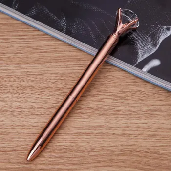 1 Pcs Kawaii Rose Gold Big Crystal Diamond Ball Pens Ballpoint Pens For School Office Supplies Stationery
1 Pcs Kawaii Rose Gold Big Crystal Diamond Ball Pens Ballpoint Pens For School Office Supplies Stationery