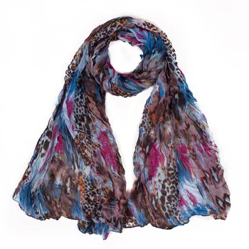 Fashion Lightweight Women Scarf Blue Leopard Animal Print Modern Ladies Summer Scarf Polyester Sheer Scarf 160*50 cm
Fashion Lightweight Women Scarf Blue Leopard Animal Print Modern Ladies Summer Scarf Polyester Sheer Scarf 160*50 cm