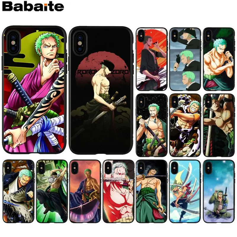 Babaite One Piece Roronoa zoro Soft Silicone TPU Phone Cover for Apple iPhone 8 7 6 6S Plus X XS MAX 5 5S SE XR Cellphones
Babaite One Piece Roronoa zoro Soft Silicone TPU Phone Cover for Apple iPhone 8 7 6 6S Plus X XS MAX 5 5S SE XR Cellphones