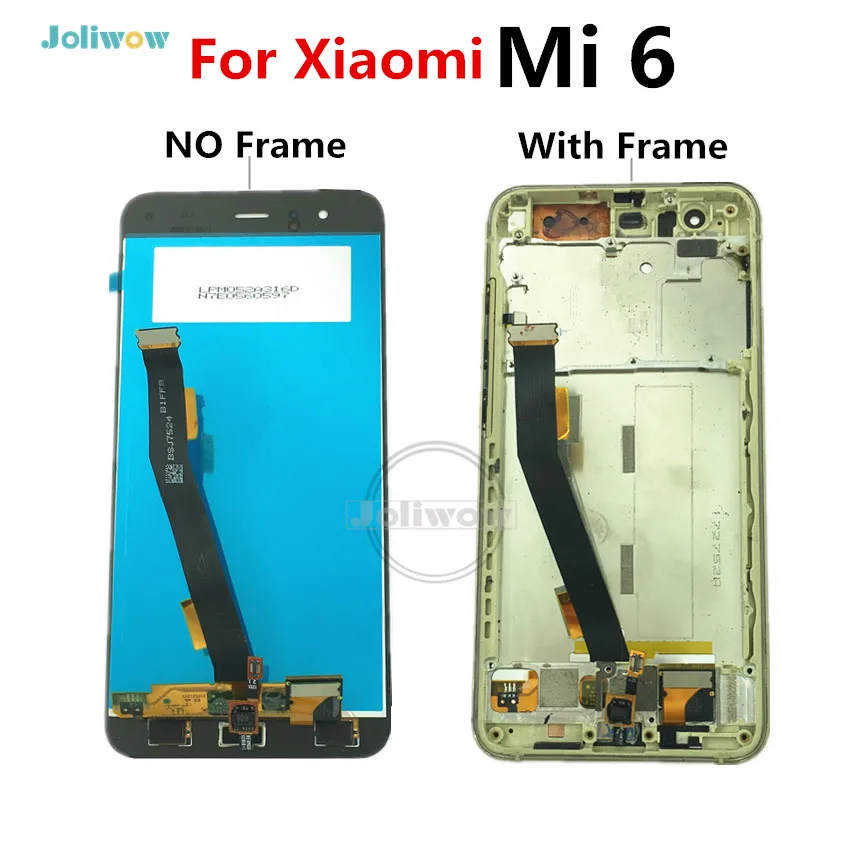 LCD For Xiaomi 6 mi6 LCD MI 6 Mi6 M6 MI6 With Fingerprint LCD Display Screen+Touch Panel Digitizer Assembly With Frame
LCD For Xiaomi 6 mi6 LCD MI 6 Mi6 M6 MI6 With Fingerprint LCD Display Screen+Touch Panel Digitizer Assembly With Frame