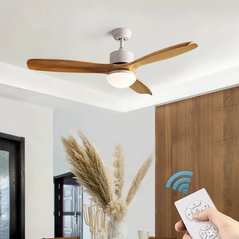 TRAZOS светодиодный потолочный вентилятор с освещением для гостиной Ventilateur de plafon 220