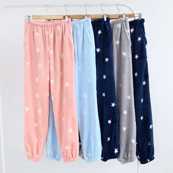 Men Sleep Bottoms Winter Warm Flannel thicken Pants Coral Fleece Sleepwear Lounge Homewear Lady Casual Nighty Trousers for lover
Men Sleep Bottoms Winter Warm Flannel thicken Pants Coral Fleece Sleepwear Lounge Homewear Lady Casual Nighty Trousers for lover