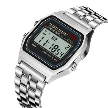 Relogio Masculino Top Brand Luxury LED Digital Watch Men Electronic Silver Stainless Steel Sports Military Wristwatch Male Clock
Relogio Masculino Top Brand Luxury LED Digital Watch Men Electronic Silver Stainless Steel Sports Military Wristwatch Male Clock