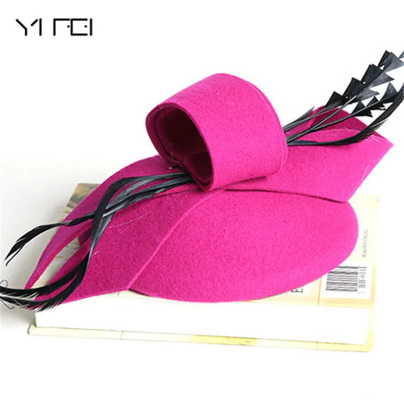 

Women Fascinator Hat Autumn Winter Hollow Veil Wool Felt Women Fedoras Cocktail Formal Dress Hats Wedding Hats Hair Accessories