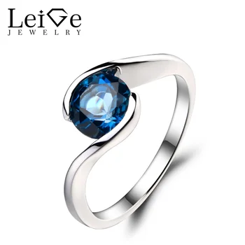 Leige Jewelry 1.68ct London Blue Topaz Solid 925 Sterling Silver Ring Gemstone Birthstone Round Cut Promise Rings Gifts for Her
Leige Jewelry 1.68ct London Blue Topaz Solid 925 Sterling Silver Ring Gemstone Birthstone Round Cut Promise Rings Gifts for Her