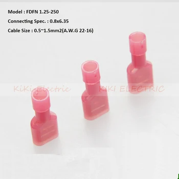 500pcs/lot Female Fully Insulated Joint (nylon) FDFN 1.25-250 Wire Connector Brass Terminals Suit for AWG:22-16 0.5-1.5MM2 Cable
500pcs/lot Female Fully Insulated Joint (nylon) FDFN 1.25-250 Wire Connector Brass Terminals Suit for AWG:22-16 0.5-1.5MM2 Cable