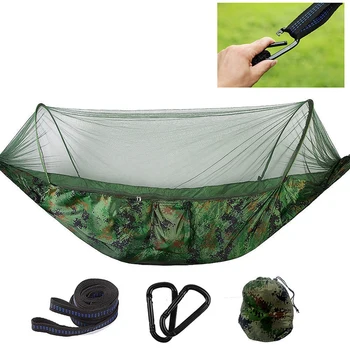 Portable Outdoor Camping Hammock With Mosquito Net Parachute Fabric Hammocks Beds Hanging Swing Sleeping Bed Tree Tent
Portable Outdoor Camping Hammock With Mosquito Net Parachute Fabric Hammocks Beds Hanging Swing Sleeping Bed Tree Tent