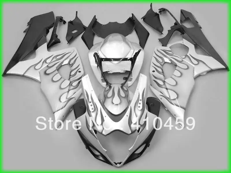 Motorcycle Fairing kit for SUZUKI GSXR1000 GSX-R1000 GSXR 1000 K5 05 06 2005 2006 black flames silver ABS Fairings set SN41
Motorcycle Fairing kit for SUZUKI GSXR1000 GSX-R1000 GSXR 1000 K5 05 06 2005 2006 black flames silver ABS Fairings set SN41