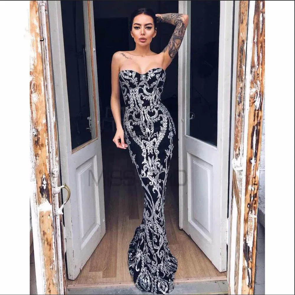 Vintage Ancient Royal Sequin Gown Strapless Sweep Train Robe De Soiree Woman Black Prom Dresses
Vintage Ancient Royal Sequin Gown Strapless Sweep Train Robe De Soiree Woman Black Prom Dresses