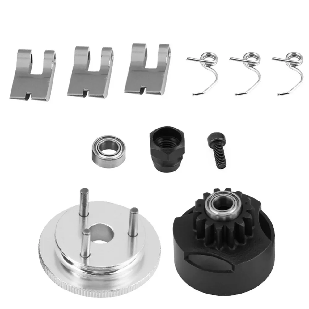 RC Clutch Sets RC Cars Clutch Bell Flywheel Assembly Clutch Shoes Springs Bearing Engine Nut for HPI HSP 1/8 RC Car Hot Sale
RC Clutch Sets RC Cars Clutch Bell Flywheel Assembly Clutch Shoes Springs Bearing Engine Nut for HPI HSP 1/8 RC Car Hot Sale