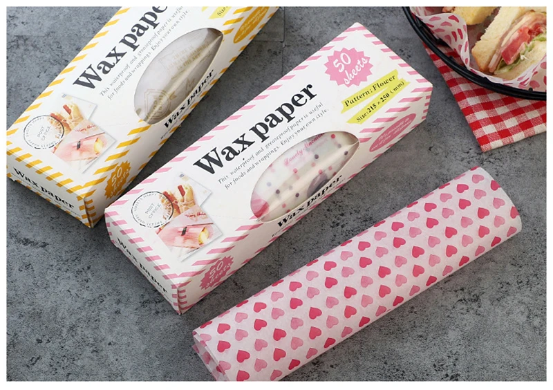 Wax Paper for food oil absorption 50 pcs | online brands Free shipping canada | Kitchen stuff Wax Paper for food oil absorption 50 pcs | online brands Free shipping canada | Kitchen stuff