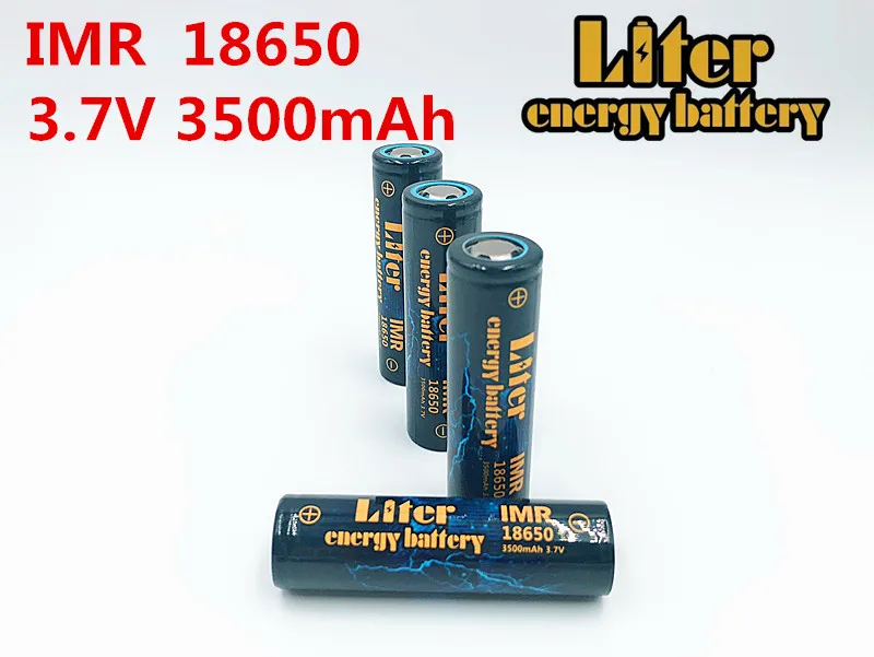 Liter energy battery 100% New Original IMR18650B 3.7 v 3500 mah 18650 Lithium Rechargeable Battery Flashlight batteries
Liter energy battery 100% New Original IMR18650B 3.7 v 3500 mah 18650 Lithium Rechargeable Battery Flashlight batteries