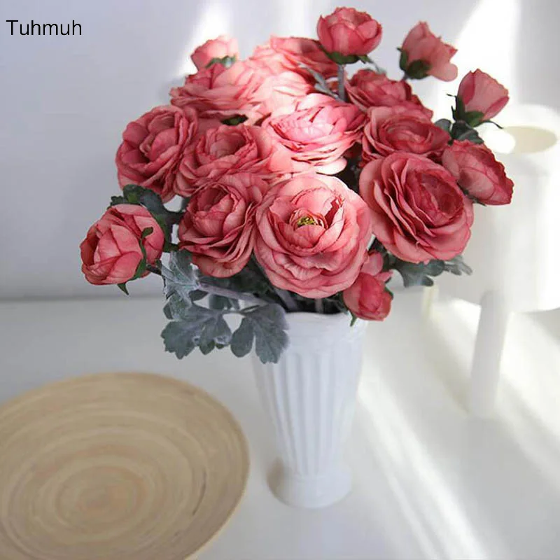 8pcs Artificial Flowers 2 Heads Silk Camellia Fake Flower For Wedding Party Bridal Hand Bouquet Home Garden Decoration
8pcs Artificial Flowers 2 Heads Silk Camellia Fake Flower For Wedding Party Bridal Hand Bouquet Home Garden Decoration