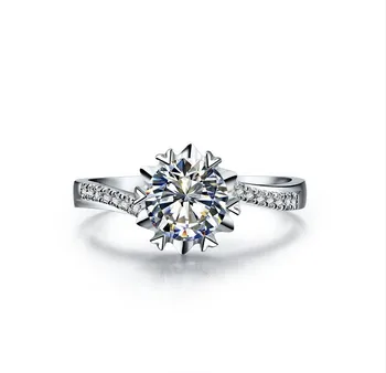 Test Positive Micro Pave AU585 test positive 1CT Synthetic Carbon Ring Moissanite Engagement Ring Women White Gold Ring
Test Positive Micro Pave AU585 test positive 1CT Synthetic Carbon Ring Moissanite Engagement Ring Women White Gold Ring