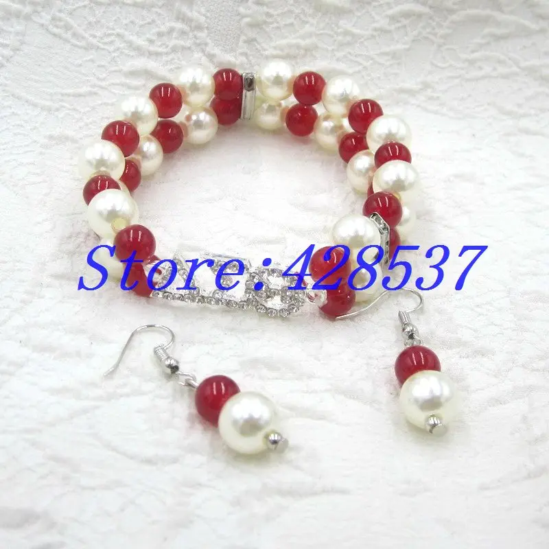 Free Shipping DIY DST Delta Sigma Theta Greek Sorority Red Stone Bead White Crystal Pearl Party Earrings Bracelets Jewelry Sets
Free Shipping DIY DST Delta Sigma Theta Greek Sorority Red Stone Bead White Crystal Pearl Party Earrings Bracelets Jewelry Sets