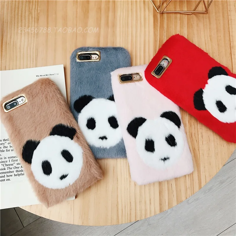 Case for iPhone X S R MAX 8 7 Plus 6 6S 6 Plus Cute Panda Lovely Fluffy Rabbit Fur Soft Silicon Phone Back Cover Coque Fundas
Case for iPhone X S R MAX 8 7 Plus 6 6S 6 Plus Cute Panda Lovely Fluffy Rabbit Fur Soft Silicon Phone Back Cover Coque Fundas