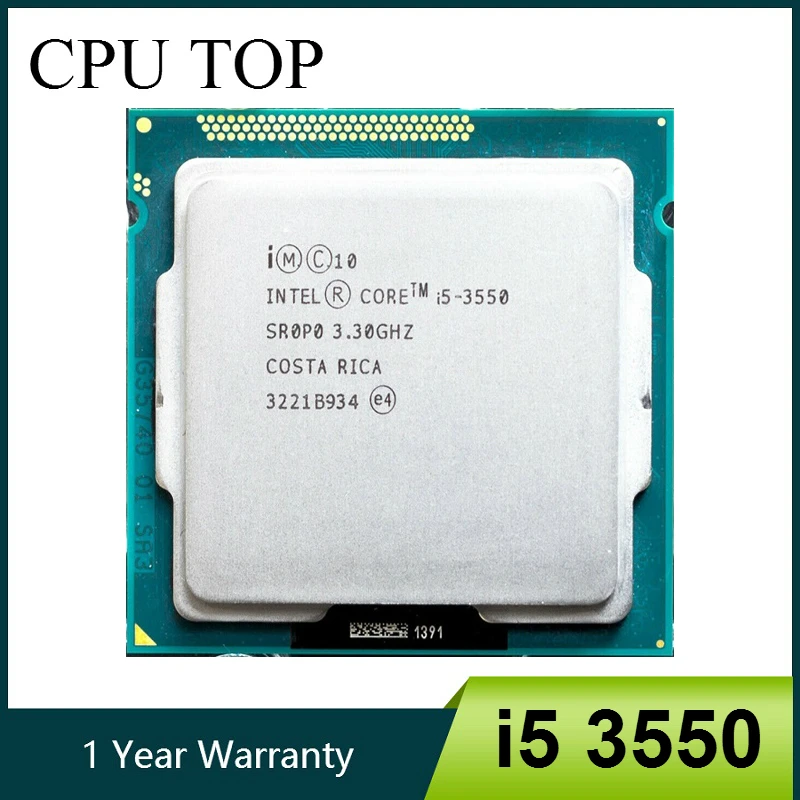 intel i5 3550 Processor Quad-Core 3.3Ghz 77W Socket LGA 1155 Desktop CPU working 100%
intel i5 3550 Processor Quad-Core 3.3Ghz 77W Socket LGA 1155 Desktop CPU working 100%