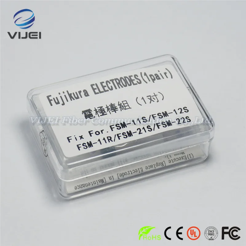 Fujikura ELCT2-12 Electrodes FSM-11S FSM-12S FSM-21S FSM-22S Fusion Splicer Electrodes Fiber Splicing Machine Electrode
Fujikura ELCT2-12 Electrodes FSM-11S FSM-12S FSM-21S FSM-22S Fusion Splicer Electrodes Fiber Splicing Machine Electrode
