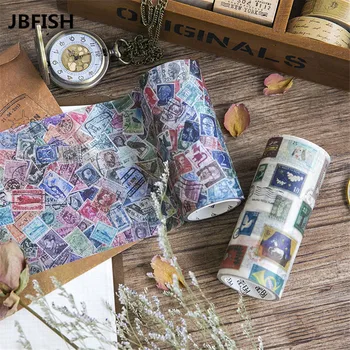 JBFISH Retro Letter Postmark Washi Tape Decorative Adhesive Tape Masking Tape School Office Supply Sticker Label Stationery 6006
JBFISH Retro Letter Postmark Washi Tape Decorative Adhesive Tape Masking Tape School Office Supply Sticker Label Stationery 6006