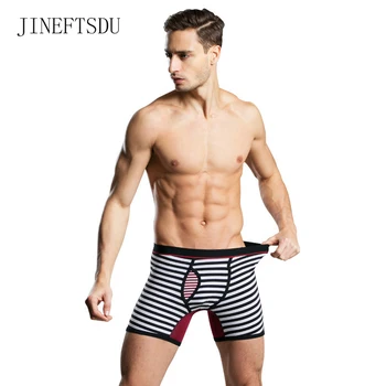 Sexy Stripe Men's Boxer Antifriction Short Pants Pure Cotton Comfortable Lengthen Cuecas Male Pants Underwear Plus Size M-6XL
Sexy Stripe Men's Boxer Antifriction Short Pants Pure Cotton Comfortable Lengthen Cuecas Male Pants Underwear Plus Size M-6XL