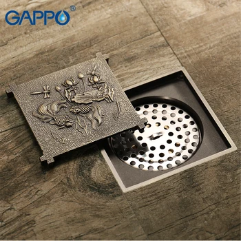 GAPPO drains Antique Brass shower floor drains bathroom drain strainer anti-odor floor drain bathroom Drainer stopper
GAPPO drains Antique Brass shower floor drains bathroom drain strainer anti-odor floor drain bathroom Drainer stopper