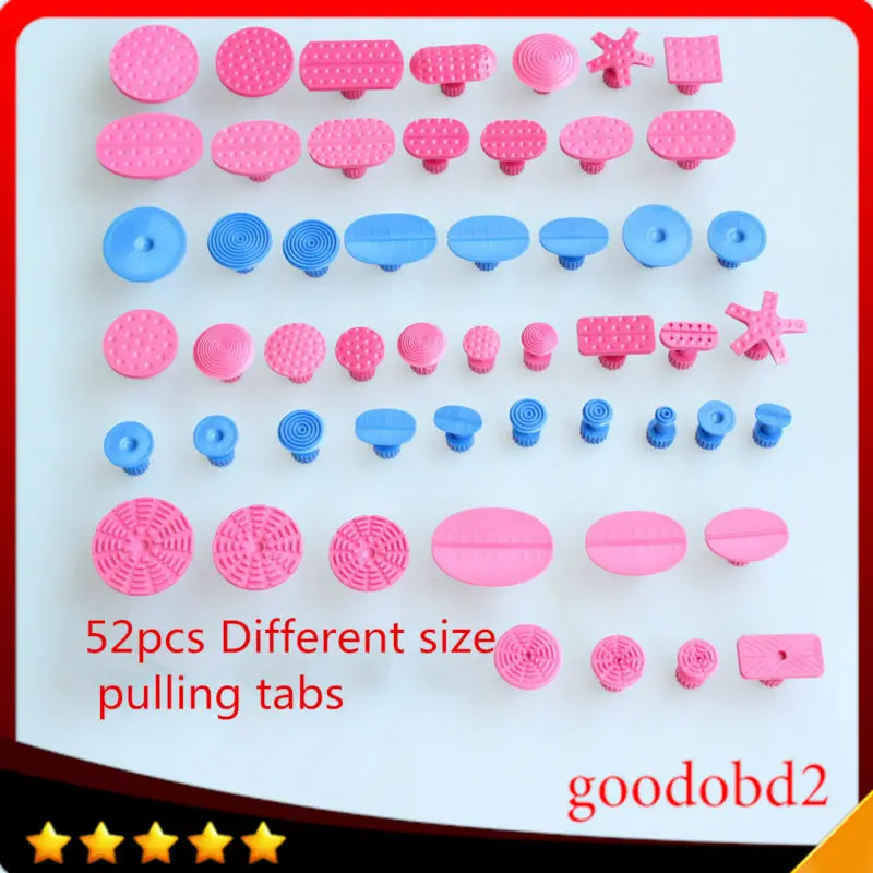 52pcs PDR pulling glue tabs Dent Puller different size for all car the dents Dent Removal Paintless Dent Repair for T bar tools
52pcs PDR pulling glue tabs Dent Puller different size for all car the dents Dent Removal Paintless Dent Repair for T bar tools