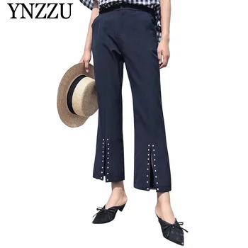 YNZZU High Waist Women Flare Pants 2019 Spring Summer Solid Embroidered Flares Pants Women Ankle-length Pants Trousers YB298
YNZZU High Waist Women Flare Pants 2019 Spring Summer Solid Embroidered Flares Pants Women Ankle-length Pants Trousers YB298