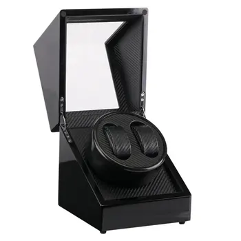 US Plug Wooden Lacquer Piano Glossy Black Carbon Fiber Double Watch Winder Box Quiet Motor Storage Display Case for Watches
US Plug Wooden Lacquer Piano Glossy Black Carbon Fiber Double Watch Winder Box Quiet Motor Storage Display Case for Watches