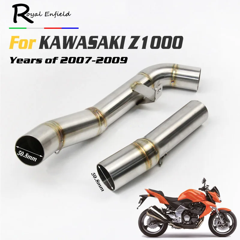 Для Kawasaki z1000 2007 2008 2009 слипоны 51 мм выхлопная средняя звеньевая труба для мотоцикла из нержавеющей стали Модифицированная секционная Адаптерная труба
Для Kawasaki z1000 2007 2008 2009 слипоны 51 мм выхлопная средняя звеньевая труба для мотоцикла из нержавеющей стали Модифицированная секционная Адаптерная труба