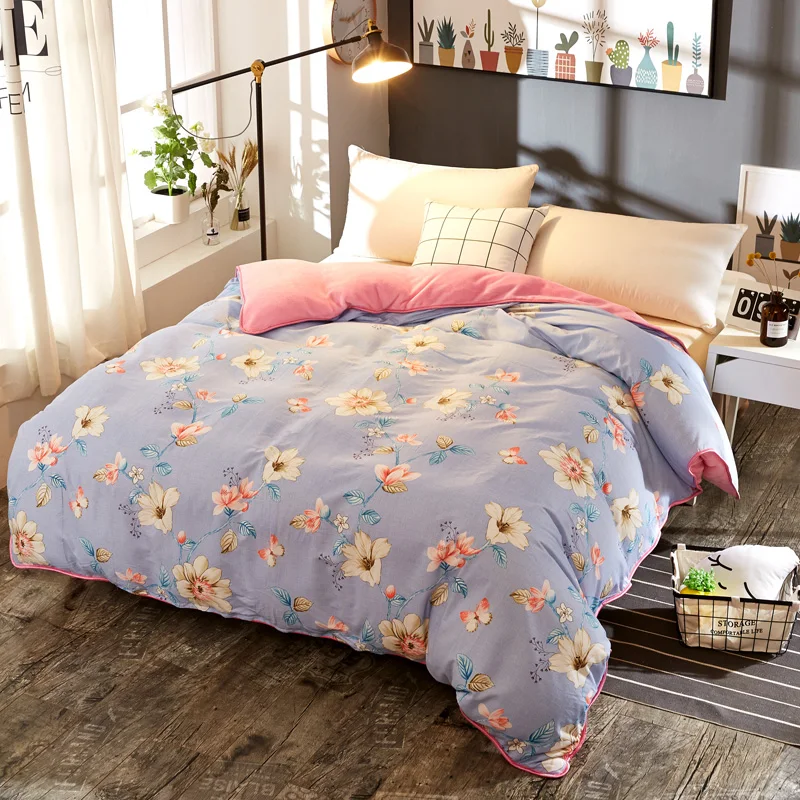 Winter-Warm-100%-Cotton-Flannel-Duvet-Cover-American-Country-Style-Floral-Print-Qulit-Cover-Twin-Queen-King-Size-Comforter-Cover-1