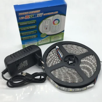 5050 LED Strip RGB / RGBW / RGBWW 5M 300LEDs Neon Tape Light + 2.4 G Remote Controller + DC 12V 3A Power Adapter
5050 LED Strip RGB / RGBW / RGBWW 5M 300LEDs Neon Tape Light + 2.4 G Remote Controller + DC 12V 3A Power Adapter