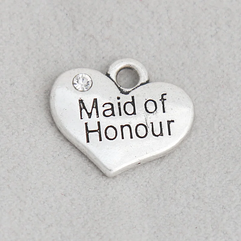 RAINXTAR Fashion Maid of Honour Jewelry Alloy Heart Wedding Charms 15*17mm 50pcs AAC1917
RAINXTAR Fashion Maid of Honour Jewelry Alloy Heart Wedding Charms 15*17mm 50pcs AAC1917