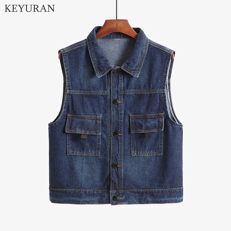Female Denim Vest New Spring Autumn Jacket Vintage Jeans Vest Short Jacket Plus Size 5XL Women Clothing Casual Jean Coat L3646
Female Denim Vest New Spring Autumn Jacket Vintage Jeans Vest Short Jacket Plus Size 5XL Women Clothing Casual Jean Coat L3646