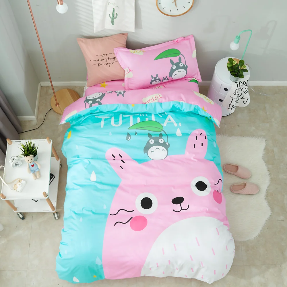 My Neighbor Totoro Doraemon Anime Bedding Set Twin Size Cotton Duvet Cover Bed Sheets Pillowcase for Children Boys and Girls
My Neighbor Totoro Doraemon Anime Bedding Set Twin Size Cotton Duvet Cover Bed Sheets Pillowcase for Children Boys and Girls