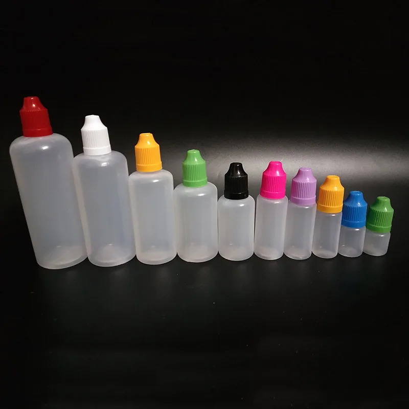 PE E liquid Dropper Bottles 3ml 5ml 10ml 15ml 30ml 50ml 60ml 100ml 120ml Plastic Bottles With ChildProof Caps for E Cigarettes
PE E liquid Dropper Bottles 3ml 5ml 10ml 15ml 30ml 50ml 60ml 100ml 120ml Plastic Bottles With ChildProof Caps for E Cigarettes