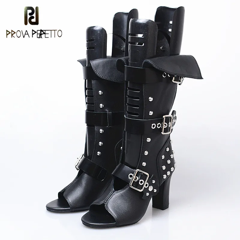 Prova Perfetto New Style Rome Long Sandals Cow Leather Solid Color High Top Buckle Strap with Rivet Real Leather Female Sandals
Prova Perfetto New Style Rome Long Sandals Cow Leather Solid Color High Top Buckle Strap with Rivet Real Leather Female Sandals