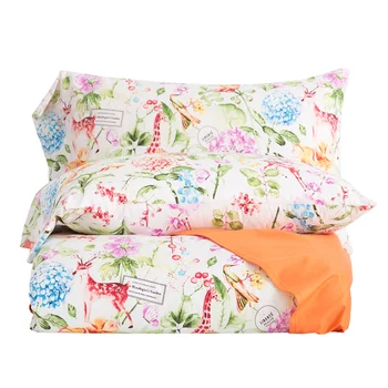 40S Satin Long-Staple Cotton Fresh Rural Flowers Princess Bedding Sheet Bird Floral Animal Worlds Satin Cotton Duvet Sets 4PCS
40S Satin Long-Staple Cotton Fresh Rural Flowers Princess Bedding Sheet Bird Floral Animal Worlds Satin Cotton Duvet Sets 4PCS