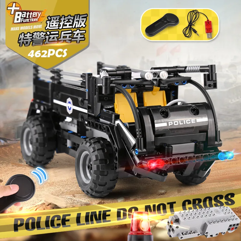 Yeshin 13008 The SWAT Police Transport Car Set Compatible with Legoing Technic Car Building Block Bricks USB Electric Kid Toys
Yeshin 13008 The SWAT Police Transport Car Set Compatible with Legoing Technic Car Building Block Bricks USB Electric Kid Toys
