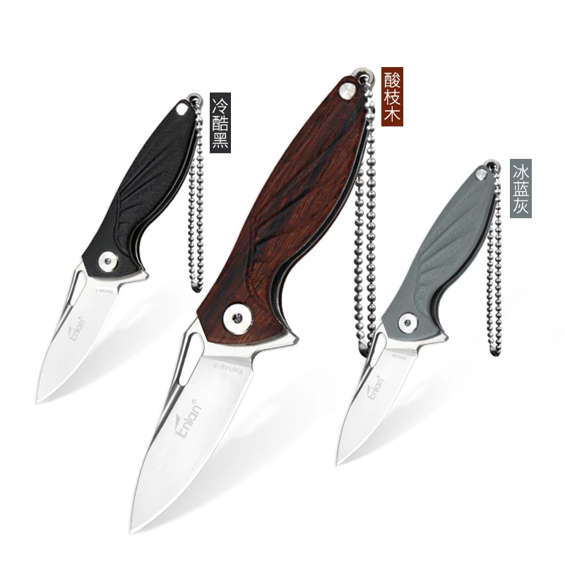 Enlan EW148 12C27 Steel ,G10 / Wood Handle Folding knife Survival Camping tool Hunting Pocket Knife tactical edc outdoor tool
Enlan EW148 12C27 Steel ,G10 / Wood Handle Folding knife Survival Camping tool Hunting Pocket Knife tactical edc outdoor tool