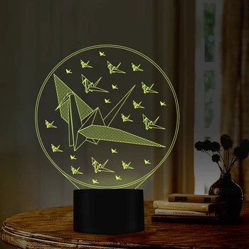 Best wishes from the paper cranes Night Lights for home cafe pet store decor Christmas gifts lovers kids gift 7 Colors changing
Best wishes from the paper cranes Night Lights for home cafe pet store decor Christmas gifts lovers kids gift 7 Colors changing