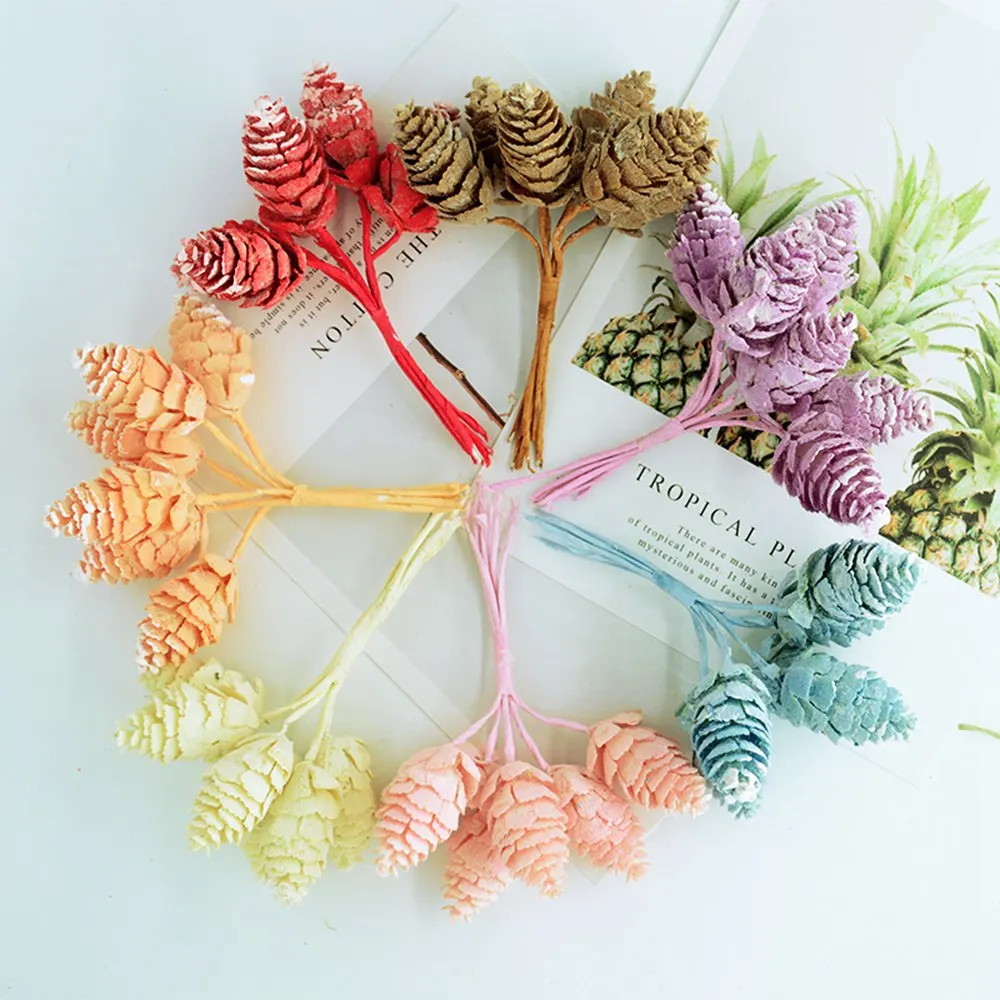 6pcs Simulation Pine cone christmas decorations for home wedding accessories scrapbooking artificial plants pompom silk flowers
6pcs Simulation Pine cone christmas decorations for home wedding accessories scrapbooking artificial plants pompom silk flowers