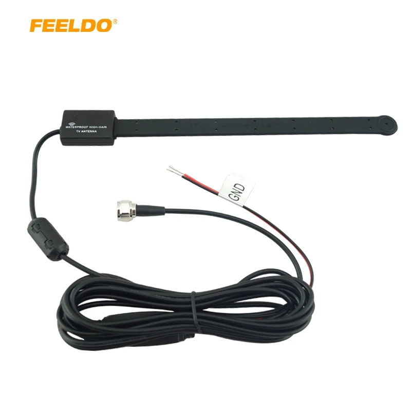 FEELDO 1Set Waterproof Flexible Car Active F Connector Digital DVB-T Car TV Antenna With Amplifier #FD-883
FEELDO 1Set Waterproof Flexible Car Active F Connector Digital DVB-T Car TV Antenna With Amplifier #FD-883